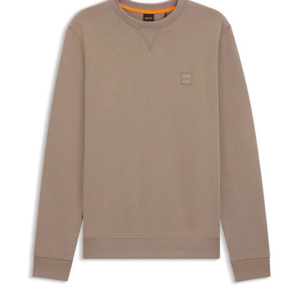 BOSS Men's Tan Crewneck Size XXL